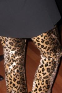 Leopard pants...a sign of confidence, or just bad judgement?